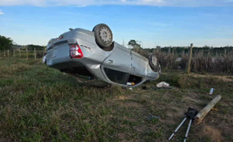 Acidente grave deixa uma vitima fatal na MGC-418 em Carlos Chagas