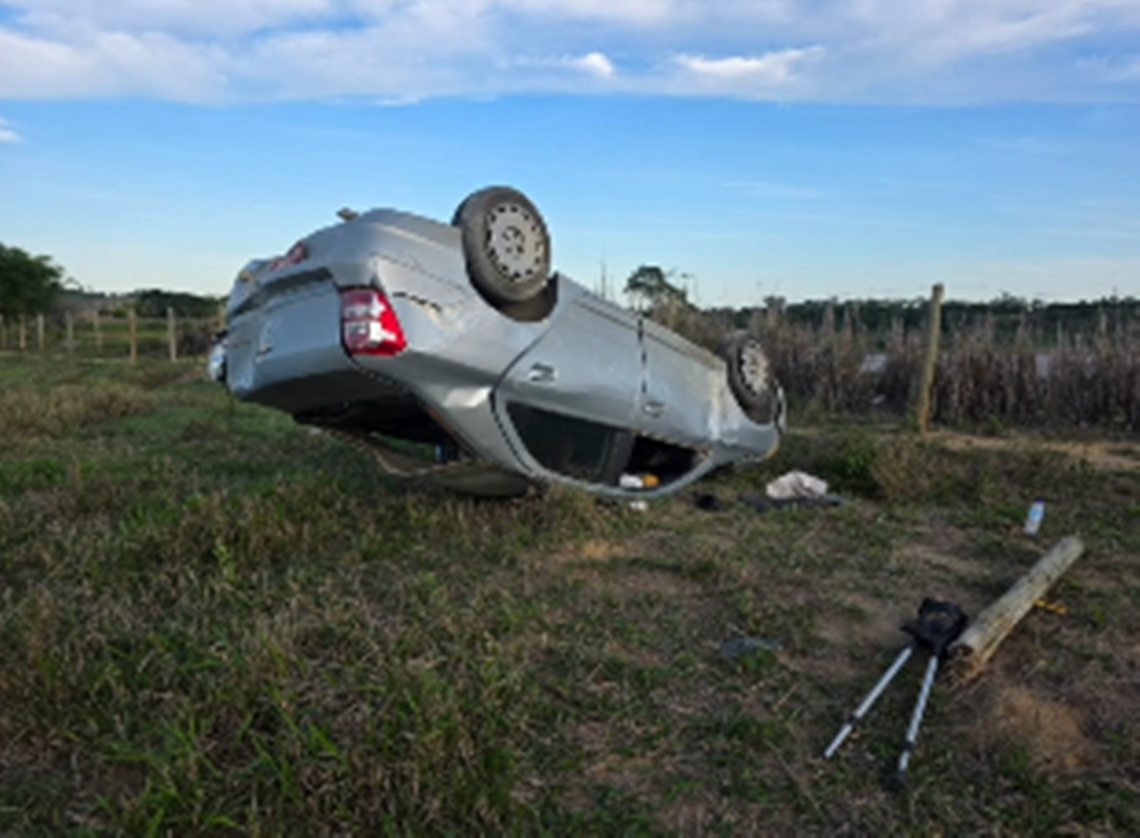 Acidente grave deixa uma vitima fatal na MGC-418 em Carlos Chagas